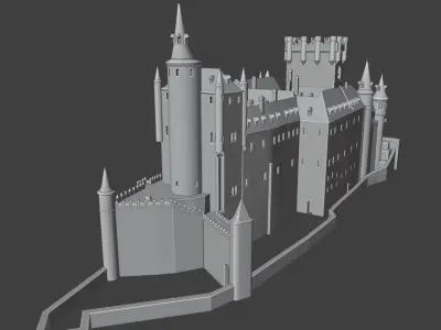 ALCAZAR DE SEGOVIA  3D print model purchase