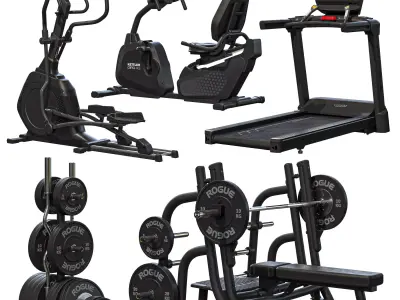 Equipment GYM 5 3D model