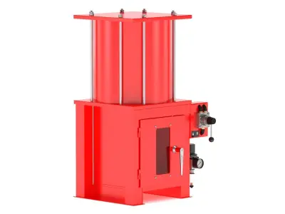 Garage Pneumatic Oil Filter Crusher 3D model