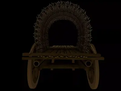 Indian Bullock Cart 3D model