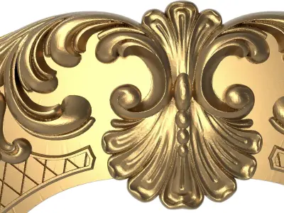 decorative pattern ready for 3D printing 3D model 69