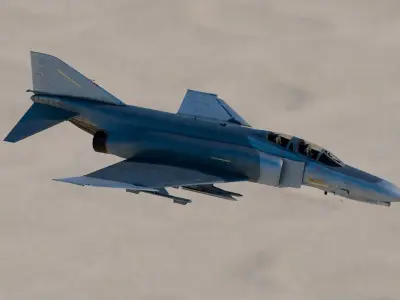  McDonnel Douglas F-4E Phantom II 3D model