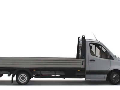 Mercedes Benz Sprinter Single Cab Tipper 2023 3D model