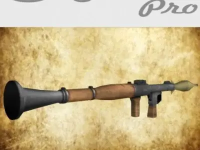 RPG low-poly objet pro Low-poly 3D model