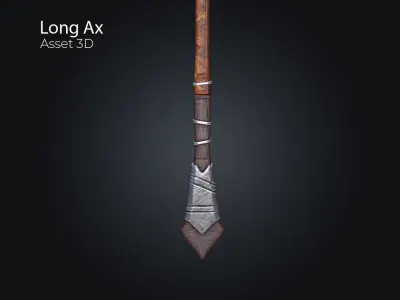Long Ax Free low-poly 3D model