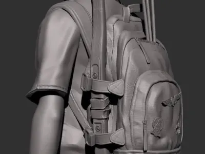 Ellie  The Last of Us Part 2 3D print model