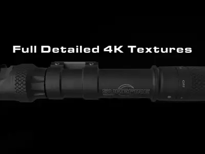 Surefire M952V-Millenium Low-poly 3D model