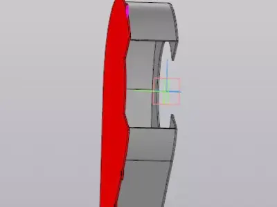 Large Wheel Guard Shield - Agricultural Safety Part 3D model