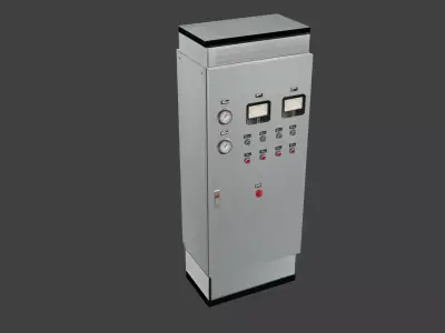 Painel Control 02 Low-poly 3D model