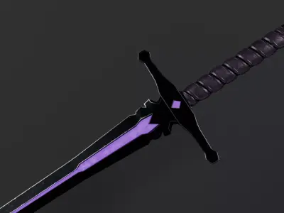  medieval Fantasy weapons Pack Game-Ready PBR  2 Swords 1 Dagger