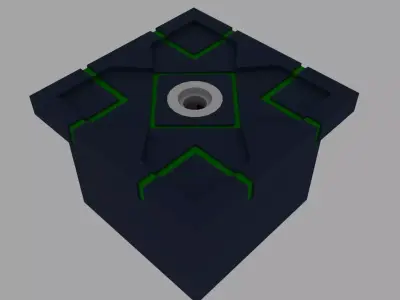 Scifi Lock Free 3D model