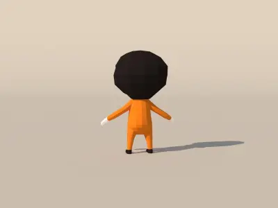 Character B094 Lion Cute  Low-poly 3D model