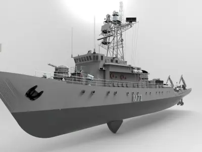 Russian Countermine Vessel 3D model