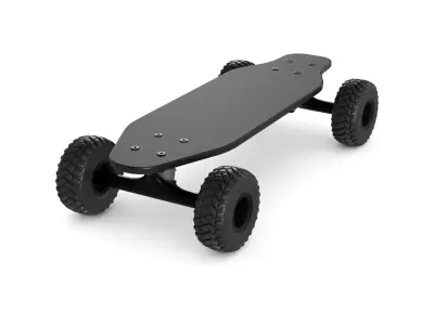 Off road Skateboard 3D model