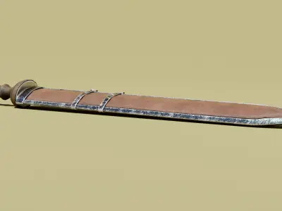 Gladius Simple - Game Ready Low-poly 3D model