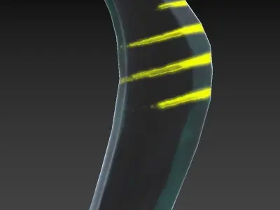 sword Low-poly 3D model 39