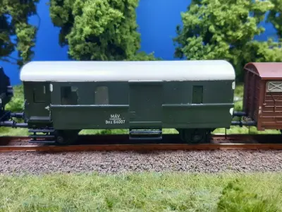Dnz baggage wagon of MAV - TT scale 3D print model