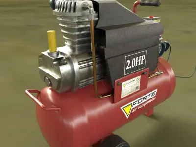 Compressor 3ds Max  fbx Free 3D model