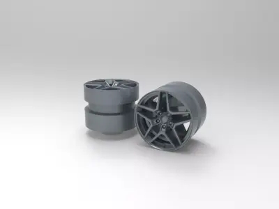 MOMO RF 06 rim for Lego Speed champions 3D print model 3D print model