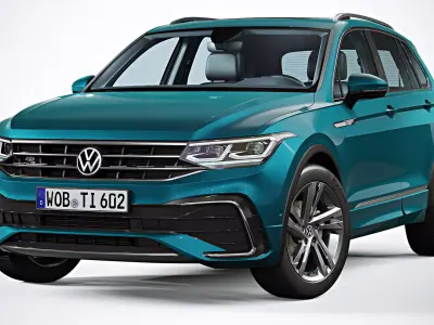 2021 Volkswagen Tiguan 3D model