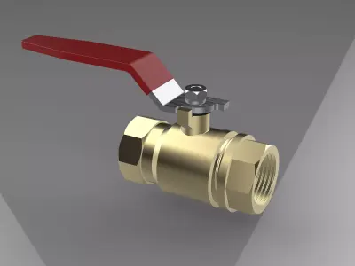 Ball Valve 3D model order