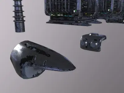 Voltage Changer PBR  Low-poly 3D model