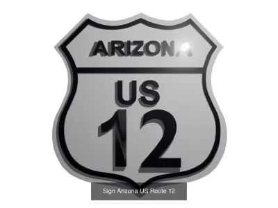 Highway Signs 2 3D Model Pack