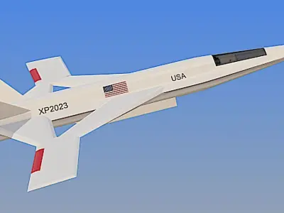Lockheed Martin X-59 Quesst 3D model