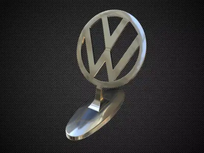 Volkswagen Logo 3D model V3