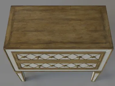 Bedroom Sanctuary Bachelors Chest 3D model