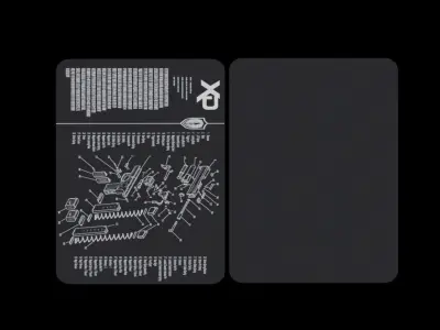 XD Bench Mat Free 3D model