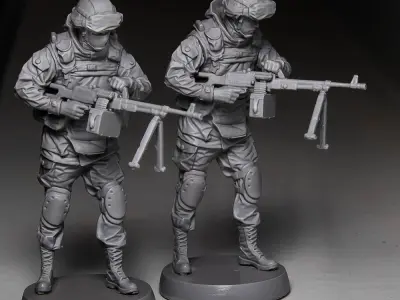 Army ver  2 3D Model Pack