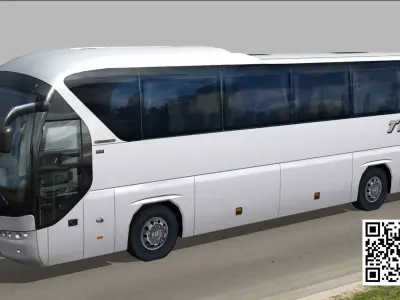 Neoplan Tourliner SHD Short Low-poly 3D model