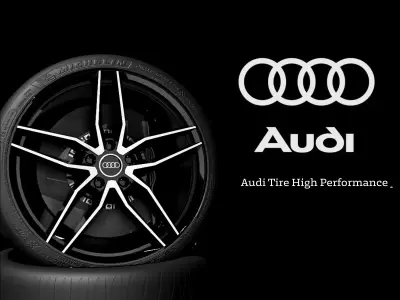 Audi Tire High Performance 3D model