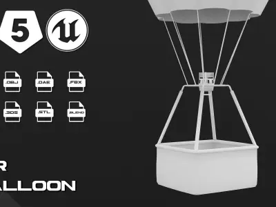 Air Balloon Free 3D model