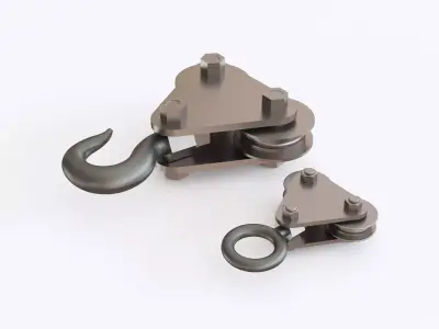 Crane hook 3D model buy