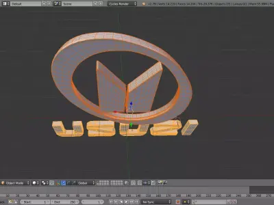 Isuzu Logo 3D model