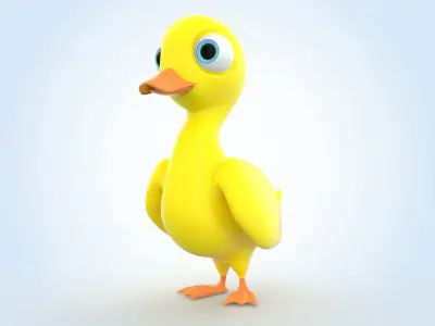 Baby Duck 3D model purchase