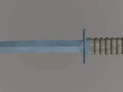 Knife 3D model 9