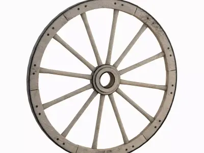 Vintage Wood Wheel Pack