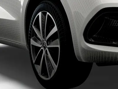 Mercedes Benz T klasse 2023 wheel 3D model
