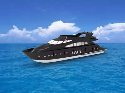 Yacht 3D print model purchase