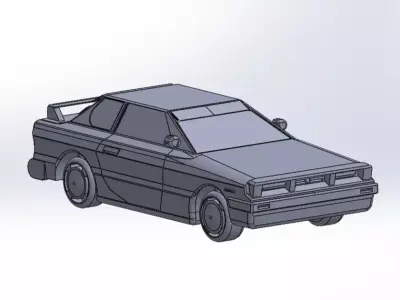 Custom 2000s model car 3D print model purchase