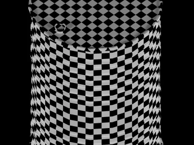 oil barrel radiation danger Low-poly 3D model