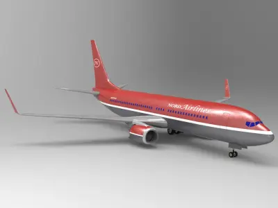 Aircraft 737 3D model purchase
