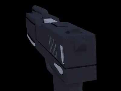 Simple Gun Free 3D model