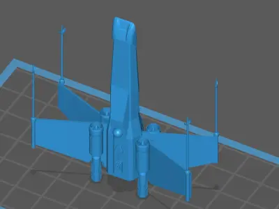 STAR WARS X - WING 3D print model