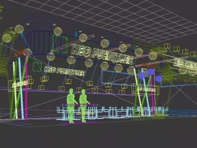 Exhibition - Area -6X17-3DMAX2009-020 3D model