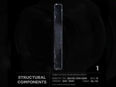 31 Structural Components Vol I SUBD 3D model