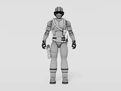 G I Joe Classified Cobra Copperhead Low-poly 3D model